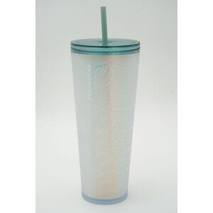 Starbucks Tumbler Iridescent Frosted Mermaid Tail Venti 24oz